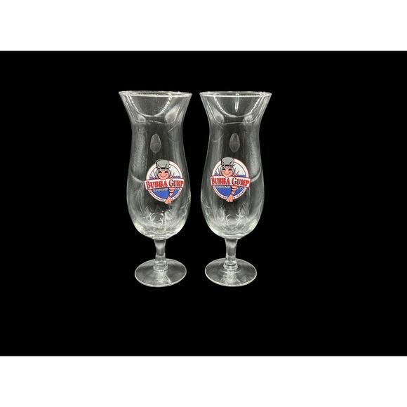 Set Of 2 Bubba Gump Shrimp Co MAUI Hurricane Glasses - Picture 4 of 4